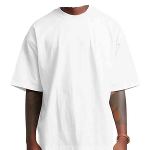 T-shirt Homme Oversize Respirant 100% Coton de Haute Qualité 200g, Manches Courtes Tendance avec Logo de Designer – Collection Été 2026 (Vente en Gros) - Product Image 1