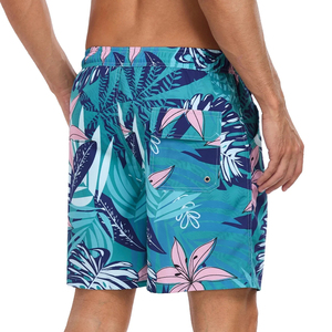 Pantalones cortos deportivos para hombre, con forro de malla, de poliéster, para playa, correr, gimnasio, natación. - Product Image 2