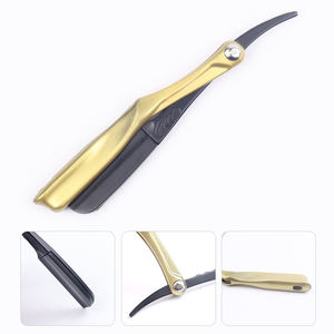 Navaja de Barbero Plegable Profesional con Cuchillas de un Solo Filo Reemplazables para Afeitar el Cuerpo de Hombres - Product Image 4
