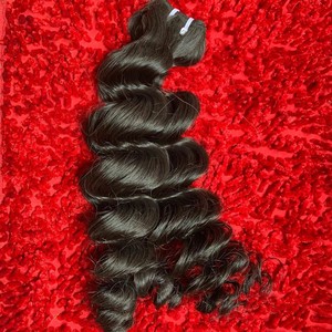 100% vrais cheveux vierges Remy humains sans perte sans enchevêtrement cuticule alignée I-Tip Extensions de cheveux pour les femmes Machine à tisser les cheveux - Product Image 2