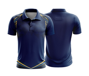 Custom Custom Cricket Polo Jersey Supplier Manufacturer Durable Stitching for Men Women Youth Quick-Dry Dry-Fit Active Polo - Product Image 1