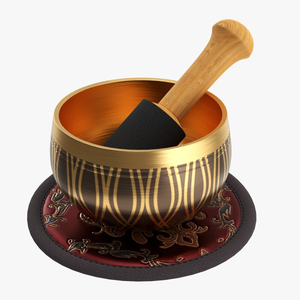 Bol chantant tibétain fait à la main en métal, bol de méditation bouddhiste, bol chantant pour la guérison sonore, le yoga, la relaxation, la prière et la spiritualité - Product Image 5