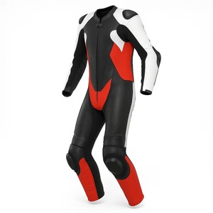 MotorBike Leather Suit Custom Made High Quality Motor Cycle Racing Suit Genuine Cow Hide Leather Motor Bike Leather Racing Suit - Product Image 4