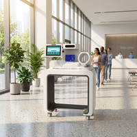 Kiosque de dépistage médical intelligent numérique Huasheng HS-K600, doté d'une intelligence artificielle, pour des examens médicaux complets et des visites en télémédecine