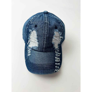2026 High Quality Customizable Distressed <b>Cap</b> <b>Waterproof</b> Breathable Sports Wear Casual Adjustable <b>Cap</b> - Product Image 1