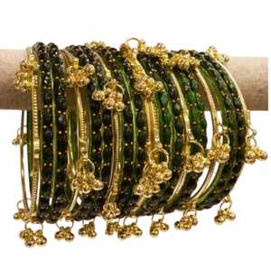 Conjuntos de brazaletes pakistaníes e indios Churiyan, los más demandados, modernos y ligeros para mujer, diseño nupcial, brazaletes de moda kashmirí. - Product Image 1
