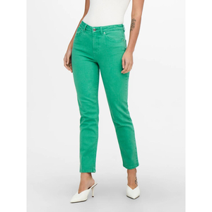 Jeans de Verano para Mujer, Cintura Media, Pierna Ancha, Corte Bootcut, Transpirables, Ecológicos, Colores y Logotipo Personalizados, Servicio OEM, Bolsillos, Tallas Grandes - Product Image 1