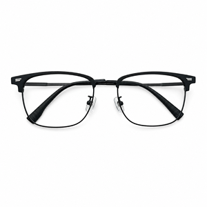 Lunettes optiques anti-lumière bleue UV420, monture carrée semi-cerclée en plastique léger, mode personnalisée, sur mesure, OEM - Product Image 3