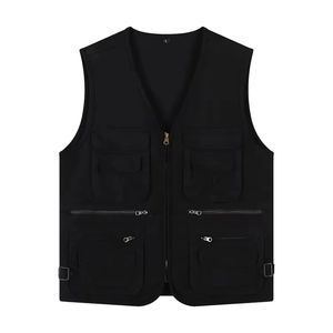 Chaleco Cargo de Invierno para Hombre, Diseño OEM, Transpirable, con Múltiples Bolsillos, Chaleco de Seguridad Utilitario en Todos los Colores y Tallas - Product Image 6