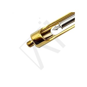 Seringue d'anesthésie dentaire réutilisable Accuram Or & Noir, en acier inoxydable, avec cartouche aspirante, pour usage en clinique dentaire - Product Image 6