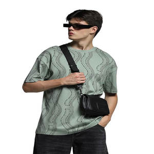 T-shirt Homme Vintage Oversize à Épaules Tombantes en Coton 100% de Haute Qualité, Manches Courtes, Tendance, avec Logo de Créateur – Collection Été 2026 (Vente en Gros) - Product Image 5