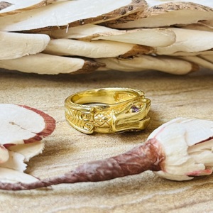 Anillos de Anubis Egipcios de Último Diseño, Anillo Gótico de Latón con Forma de Animal para Hombre, Anillo de Dios Zorro Chapado en Oro de 18k para Venta al por Mayor - Product Image 5