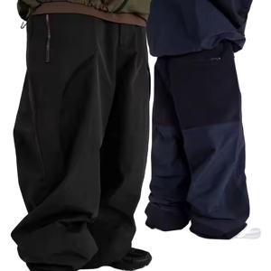 Wholesale Price Casual Lightweight Polyester/Cotton Loose Fit Trending <b>Baggy</b> Cargo <b>Trouser</b> High Quality Snow Wear 2026 - Product Image 5