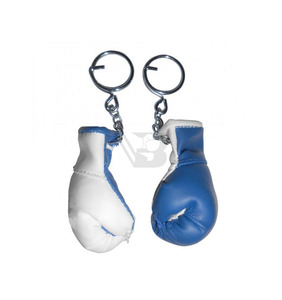 Llaveros Promocionales Personalizados de Acero Inoxidable con Logotipo Impreso de Conejo y Oso, Guantes de Boxeo Transpirables y Ligeros para Coche - Product Image 4