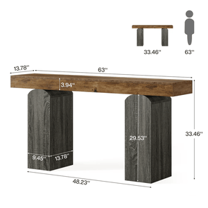 Consolle Lunga Moderna di Lusso in Legno Massello per Ingresso, Appartamento, Hotel o Soggiorno - Arredamento Contemporaneo per la Casa - Product Image 2
