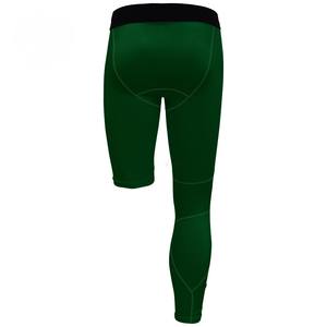 Pantalones de compresión de una pierna para baloncesto, mangas antibacterianas de secado rápido, de elastano/poliéster/algodón estampado, con cintura elástica. - Product Image 3