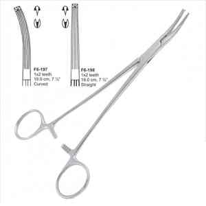 Pinzas Quirúrgicas Curvas de la Mejor Calidad, Pinzas Quirúrgicas Rectas de 12.5cm en Venta - Product Image 6