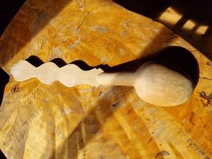 Cuillère à thé en bois naturel, finition lisse, cuillère à café et à sucre réutilisable, ustensile de cuisine - Product Image 4