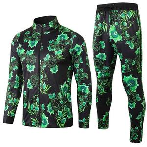 Men's Red <b>Hooded</b> Reversible Anti-Bacterial Lightweight Tracksuit Full Zip Dot Print Polyester Sporty Jogging Set Winter Wear - Product Image 3