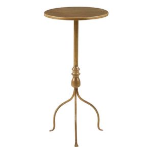 Table d'appoint en métal finition or industrielle, table décorative moderne pour la maison, le bureau, l'hôtel, le restaurant et les espaces commerciaux - Product Image 6