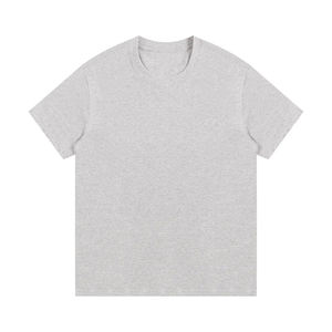 Camiseta Lisa de Algodón Grueso de Alta Calidad al por Mayor, Unisex, 260 Gramos, para Hombre, Verano, Casual, Oversize, con Impresión de Logotipo Personalizado - Product Image 1