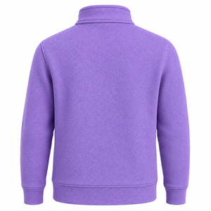 Sweat-shirt à col montant en molleton de coton pour homme, personnalisable avec logo OEM, impression sérigraphique, idéal pour l'hiver et les occasions décontractées - Product Image 4