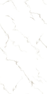 Azulejos de Cerámica con Aspecto de Mármol Rocker Attica Blanco 600x1200mm, Brillantes y Esmaltados, Superficie Sólida para Baño, Cocina, Villa - Product Image 4