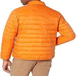 Men's Customized Color Coated Lightweight Puffer <b>Jacket</b> Zipper Closure Stand Collar Windproof Casual <b>Winter</b> Regular Fit - Product Image 2