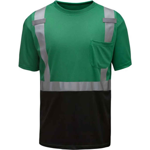 Chemise de sécurité réfléchissante, haute visibilité, vêtements de travail respirants pour les travailleurs de la construction, industriels, routiers et extérieurs, légers - Product Image 1