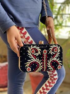 Conjunto de Jutti con Bolso de Mano para Fiesta India, Elegante Jutti de Noche, Bolso de Mano para Boda, para Mujer - Product Image 5