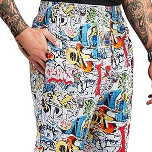 Pantalones de Chef Holgados Esenciales para Hombre, Ropa de Trabajo Cómoda, Duradera y Elegante para Profesionales Culinarios - Product Image 2