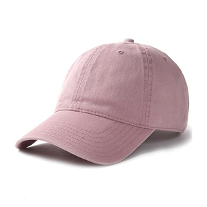 Gorra de Béisbol Vintage Lavada Color Malva, Rosa Empolvado, Perfil Bajo, Sin Estructura, de Algodón Suave, 5 Paneles, Transpirable, Impermeable, Unisex - Product Image 1
