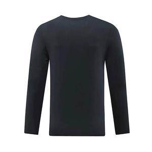 Chemise promotionnelle homme en coton et fibre de bambou à manches longues, col piqué 3 boutons, grande taille, jersey uni respirant pour l'extérieur - Product Image 3
