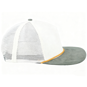 High Quality 5 Panel Plain Unisex Two Tone Corduroy Trucker Cap Custom Embroidery Logo Mesh Trucker Hats - Product Image 3