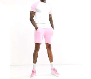 Ensemble de shorts d'été personnalisés avec impression de logo, très vendus, respirants, pour la plage, 100% coton - Product Image 5