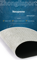 Tissu néoprène soufflé ZhongLi Sports 3mm 4mm 5mm, résistant aux produits chimiques, protection complète toutes saisons
