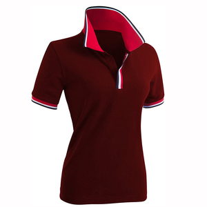 Proveedor mayorista de camisetas polo de algodón transpirable para mujer, verano, con empaque personalizado y etiqueta privada. - Product Image 6