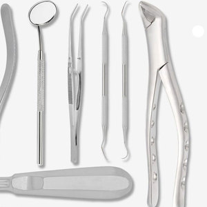 Stainless Steel General Surgery Instrument Set Surgical Kit Manual High-quality Durable Extraction Root Luxating Elevator Curved - Product Image 2
