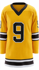 Youth ICE Hockey Jersey Sports Long Sleeve V-Neck Hockey Jerseys Tops Unisex Custom Team Number ICE Hockey Jerseys Tops - Product Image 4