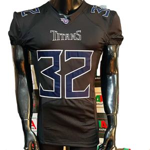 Jersey de fútbol americano bordado de talla grande transpirable estirable sublimación pantalones cortos Pakistán fábrica propietario Real - Product Image 1