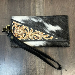 2025กระเป๋าโท้ทหนังวัวแท้คุณภาพสูงเป็นเครื่องมือมือและกระเป๋าสตางค์แบบมีสายรัดข้อมือชุดเซตคอมโบ2ชิ้นสำหรับผู้หญิง - Product Image 6