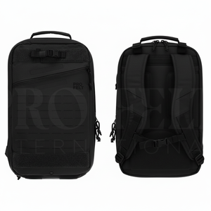 Sac à dos pour ordinateur portable 100% polyester personnalisé, résistant à l'eau, avec port de charge USB, multi-poches, sac à dos de voyage et d'affaires pour hommes et femmes - Product Image 2