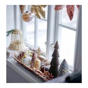 Bring Artisan Charm to Holiday Displays with Vietnamese Handcrafted Rattan Bells for Christmas Decoration - Product Image 3