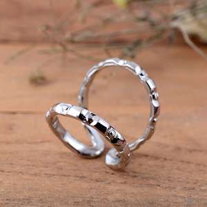 SHYAM JEWELRS Handmade 925 Sterling <b>Silver</b> <b>Adjustable</b> Arthritis Splint <b>Ring</b>-Double Band Finger Joint Support Luxury - Product Image 4