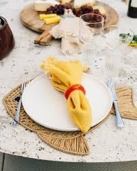 Anneaux de serviette ronds en résine écologiques personnalisés, mode, amour, fête des mères, Pâques, mariages, fêtes, restaurants, ILAHI's - Product Image 2
