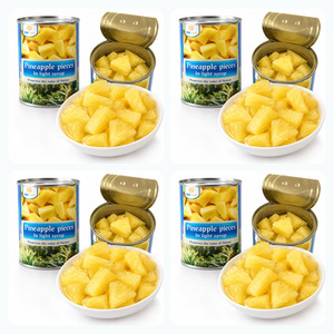 Vietnam Manufacturer Supply Tasty Factory Price International Standard <b>Pineapple</b> Pieces in <b>Light</b> Syrup In Bulk - Product Image 2
