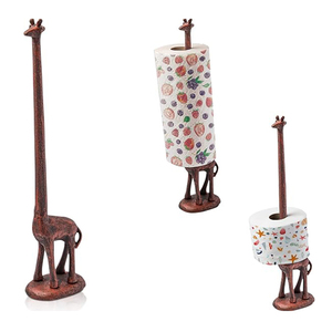 Porte-papier toilette en fonte en forme de dinosaure pour salle de bain - Product Image 1