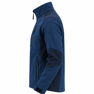 Veste softshell à capuche pour homme, résistante aux intempéries, idéale pour la randonnée et la montagne, style de vie actif, design personnalisé - Product Image 3