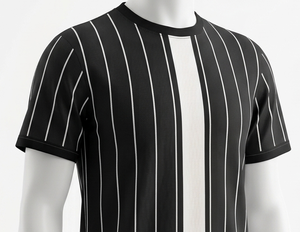 Super Quality Soccer Sublimation <b>TShirt</b> with Flat Knit Collar and Armband 100% <b>Polyester</b> Micro Interlock 160 Gsm Breathable - Product Image 1