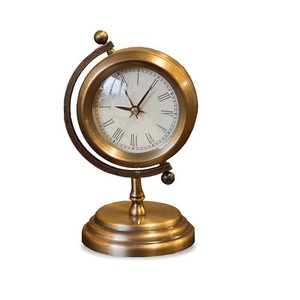 Premium Mechanical Metal Wood Battery Operated Table <b>Clocks</b> Modern Classic Design Waterproof Eco-Friendly Needle Display Alarm - Product Image 4